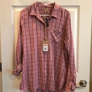 *Brand New w/ Tags* Pink Lightweight Flannel
